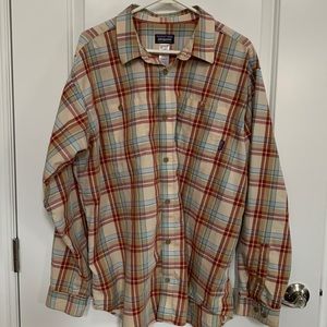 Men’s XL patagonia organic cotton button down